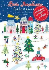 okładka Malowanka Boże Narodzenie z listem do Mikołaja książka | Praca Zbiorowa