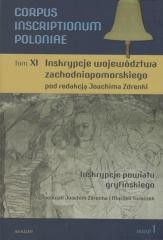 okładka Corpus Inscriptionum Poloniae Tom XI książka | Zdrenka Joachim, Tureczek Marceli