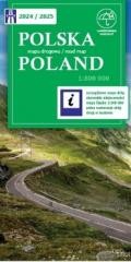 okładka Polska mapa drogowa 2024/2025 1:800 000 książka | Praca Zbiorowa