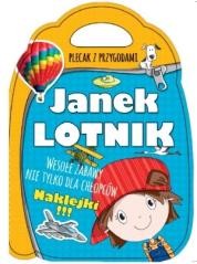 okładka Plecak z przygodami. Janek lotnik książka | Joanna Babula