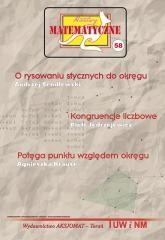okładka Miniatury matematyczne 58 O rysowaniu stycznych.. książka | Praca Zbiorowa