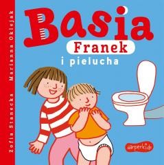 okładka Basia, Franek i pielucha książka | Marianna Oklejak, Zofia Stanecka