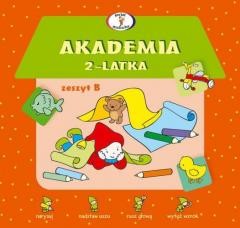 okładka Akademia 2-latka. Zeszyt B książka | Dorota Krassowska