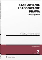 okładka Stanowienie i stosowanie prawa. Elementy teorii książka | Leszek Leszczyński, Andrzej Korybski