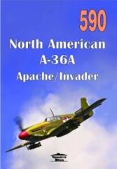 okładka North American a-36 Apache nr 590 książka | Praca Zbiorowa