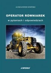 okładka Operator równiarek w pytaniach i odpowiedziach książka | Aleksander Sosiński