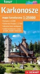 okładka Karkonosze - mapa turystyczna plastik w.2023 książka | Praca Zbiorowa