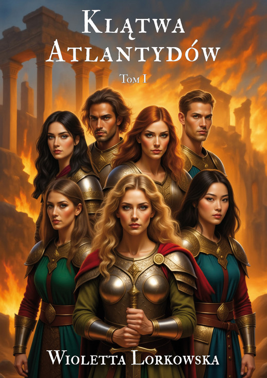 okładka Klątwa Atlantydów. Tom I książka | Wioletta Lorkowska