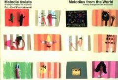 okładka Melodie świata w łatwym układzie na akordeon książka | Józef Fedyczkowski