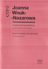 okładka Kwadryptyk powstańczy książka | Joanna Wnuk-Nazarowa