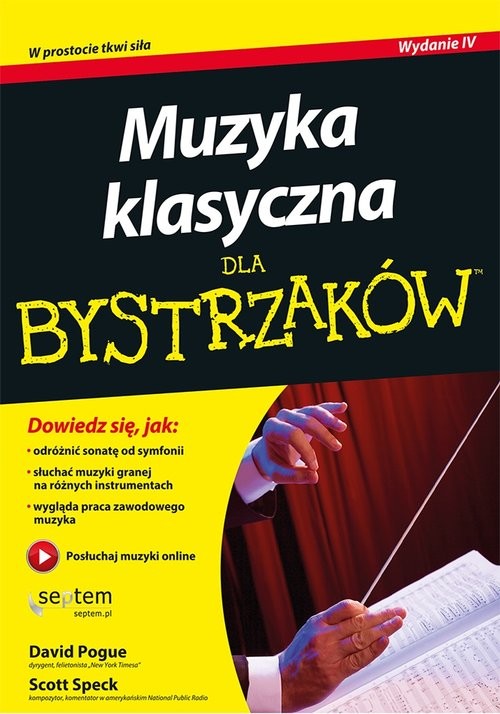 okładka Muzyka klasyczna dla bystrzaków książka | David Pogue, Scott Speck
