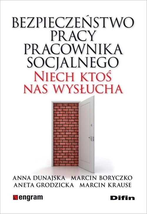 okładka Bezpieczeństwo pracy pracownika socjalnego Niech ktoś nas wysłucha książka | Marcin Boryczko, Anna Dunajska, Aneta Grodzicka, Marcin Krause