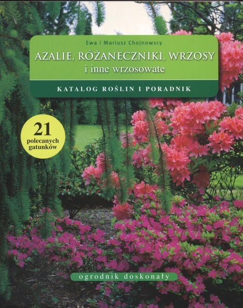 okładka Azalie różaneczniki wrzosy i inne wrzosowate Katalog roślin i poradnik książka | Mariusz Chojnowski