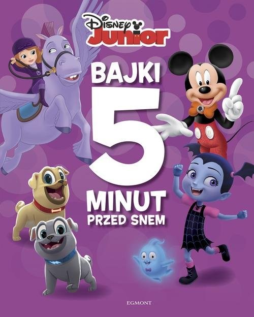 okładka Disney Junior. Bajki 5 minut przed snem książka