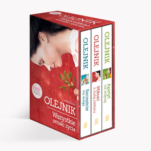 okładka Wszystkie smaki życia / Szczęście na wagę /Miłość z nutą imbiru / Apetyt na więcej Pakiet książka | Agnieszka Olejnik