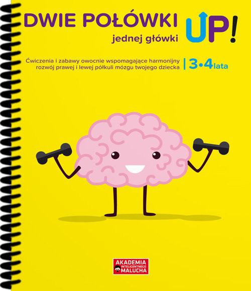 okładka Dwie połówki jednej główki UP! - 3-4 lata książka | Praca Zbiorowa