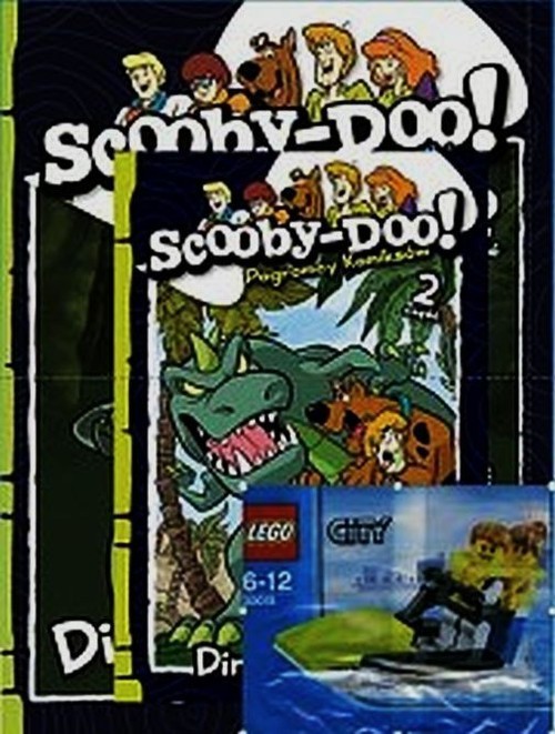 okładka Scooby Doo Zestaw książek + figurka Lego City książka