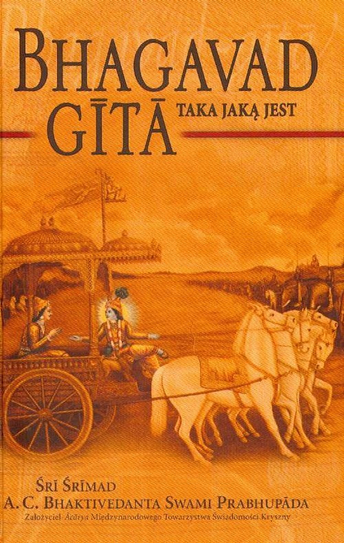 okładka Bhagavadgita taka jaką jest książka | A.C. BhaktivedantaSwamiPrabhupada