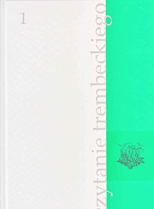 okładka Czytanie Trembeckiego Tom 1/2 książka