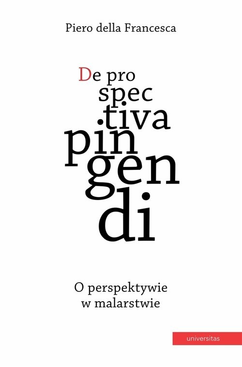 okładka De prospectiva pingendi O perspektywie w malarstwie książka | Piero dellaFrancesca