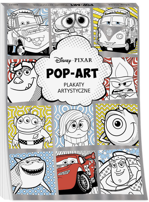 okładka Disney Pixar Pop art Plakaty artystyczne książka | Praca Zbiorowa