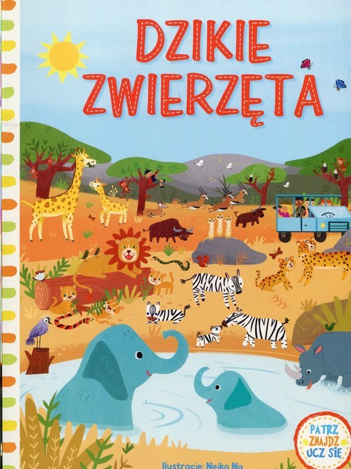 okładka Dzikie zwierzęta Patrz znajdź ucz się książka | Praca Zbiorowa
