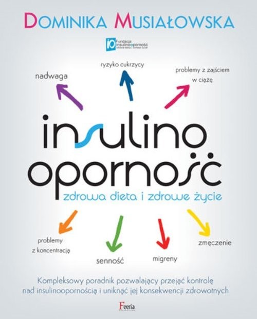 okładka Insulinooporność Zdrowa dieta i zdrowe życie książka | Dominika Musiałowska