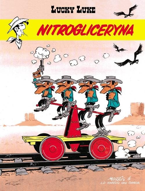 okładka Lucky Luke Nitrogliceryna książka | Van BandaLoHartogBanda