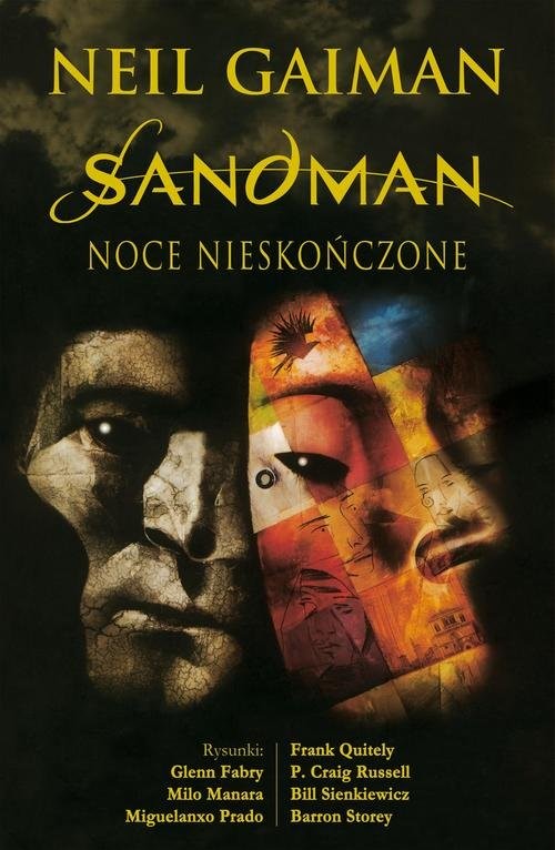 okładka Sandman Noce nieskończone książka | Glenn Fabry, Neil Gaiman, Miguelanxo Prado, Frank Quitely