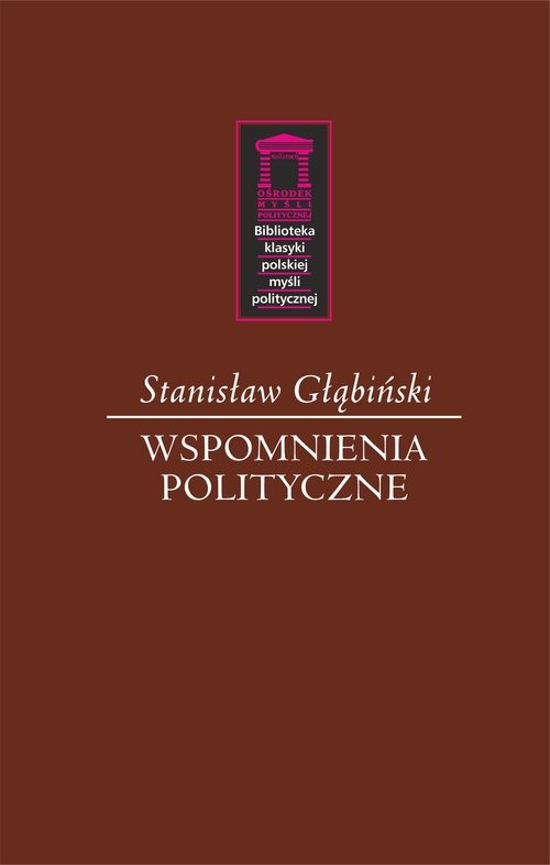 okładka Wspomnienia polityczne książka | Głąbiński Stanisław