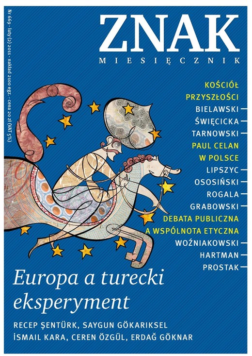 okładka „Europa a turecki eksperyment” Miesięcznik Znak, numer 669 (luty 2011) książka