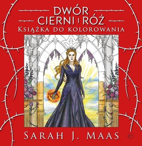 okładka Dwór cierni i róż Książka do kolorowania książka | Sarah J. Maas