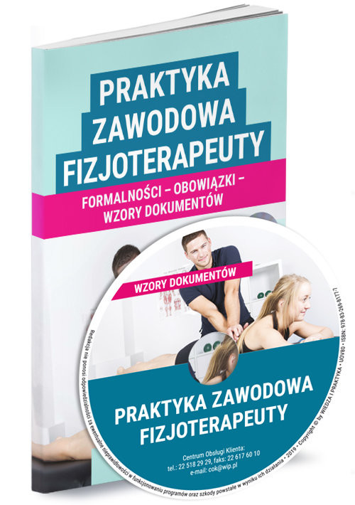 okładka Praktyka zawodowa fizjoterapeuty Wzory dokumentów książka