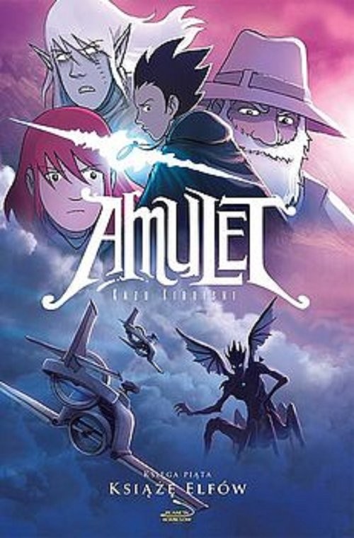 okładka Amulet 5 Książę Elfów książka | Kazu Kibiushi