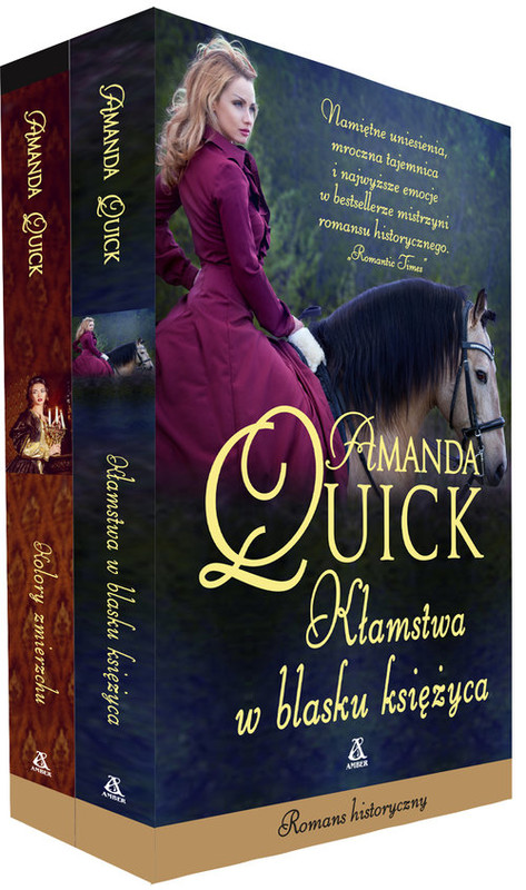 okładka Kłamstwa w blasku księżyca / Kolory zmierzchu Pakiet książka | Amanda Quick