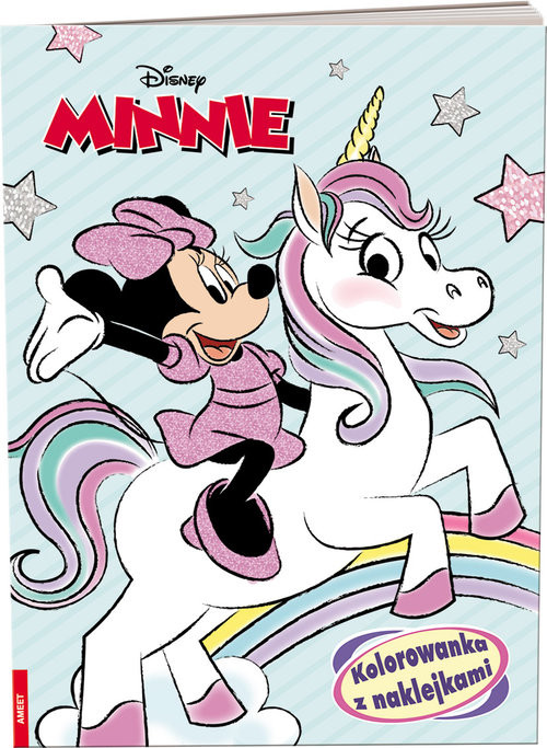 okładka Minnie Kolorowanka z naklejkami książka | Opracowanie zbiorowe