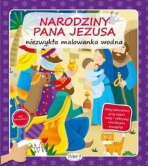 okładka Malowanka wodna - Narodziny Pana Jezusa książka | Praca Zbiorowa
