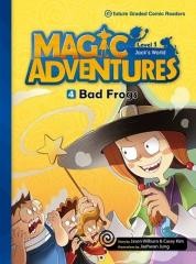 okładka Magic Adventures Level 1 cz.4 Bad Frogs + CD książka | Praca Zbiorowa