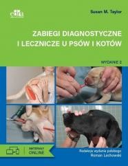 okładka Zabiegi diagnostyczne i lecznicze u psów i kotów książka | Susan M.Taylor
