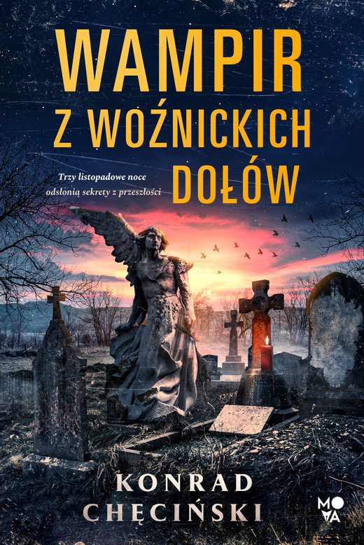 okładka Wampir z Woźnickich Dołów książka | Konrad Chęciński