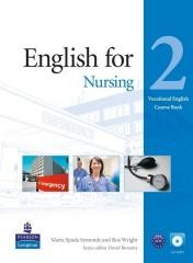okładka English for Nursing 2 CB + CD PEARSON książka | Symonds MariaSpada, Ros Wright