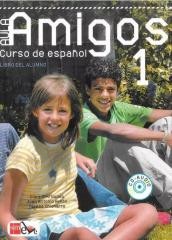 okładka Aula Amigos 1 podręcznik + CD audio książka