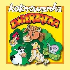 okładka Zwierzątka - kolorowanka książka | Praca Zbiorowa