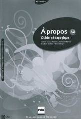 okładka A propos A2 przewodnik metodyczny książka