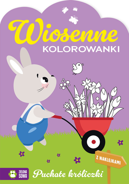 okładka Puchate króliczki. Wiosenne kolorowanki książka | Opracowanie zbiorowe