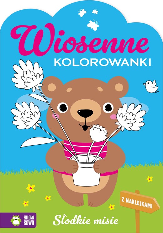 okładka Słodkie misie. Wiosenne kolorowanki książka | Opracowanie zbiorowe