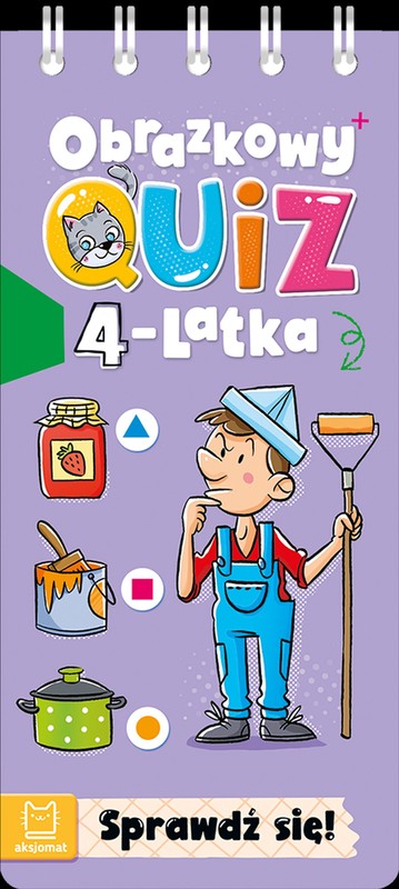 okładka Obrazkowy quiz 4-latka. Sprawdź się! książka | Agnieszka Bator