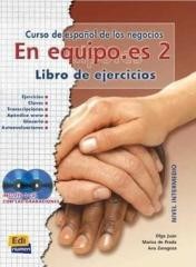 okładka En equipo.es 2 ćwiczenia + CD książka | Praca Zbiorowa
