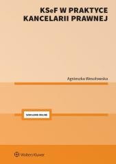 okładka KSeF w praktyce kancelarii prawnej książka | Agnieszka Wesołowska