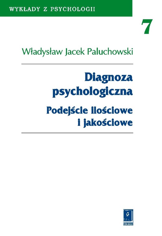 okładka Diagnoza psychologiczna ebook | pdf | Władysław Jacek Paluchowski